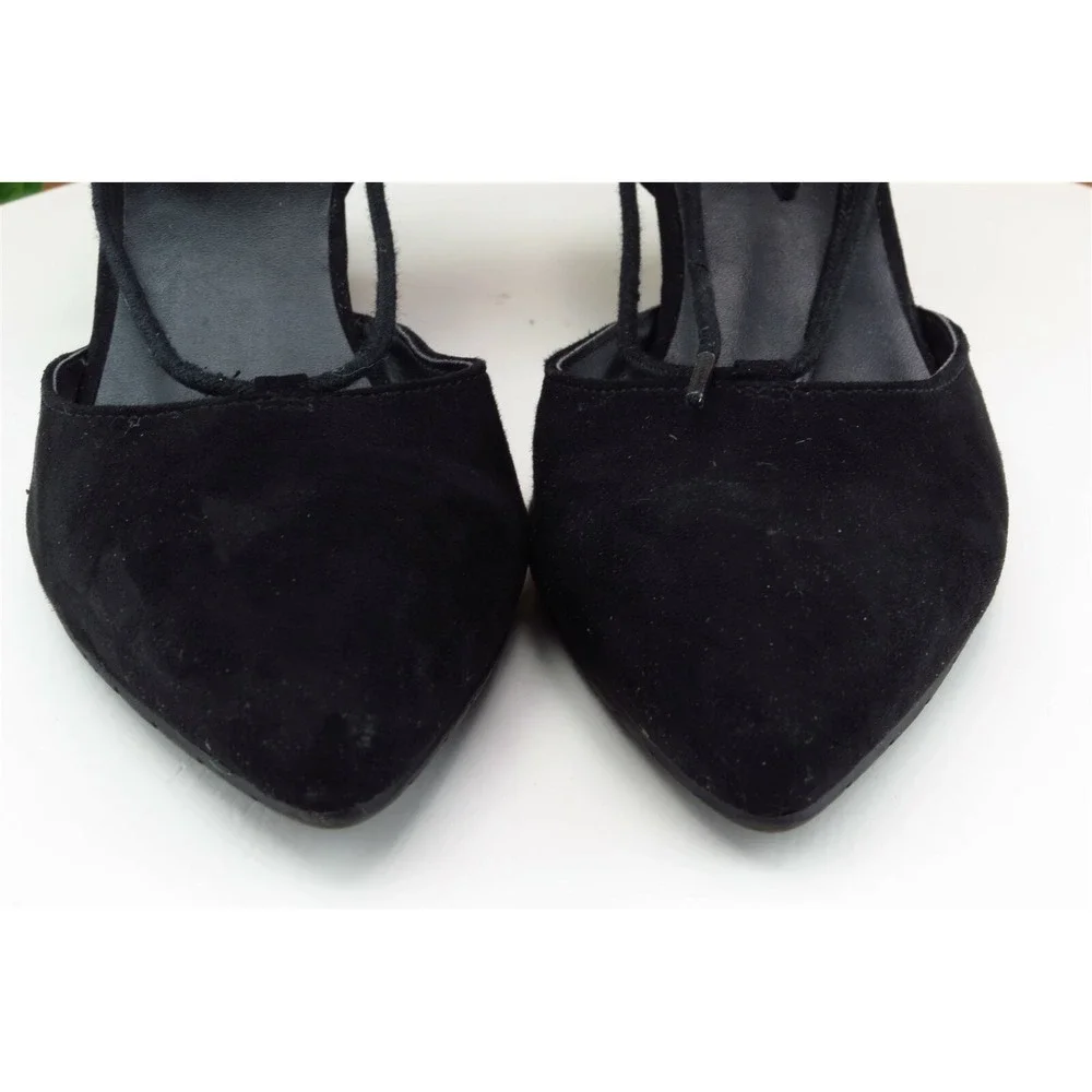 Kenneth‎ Cole Size 6.5 M Black Ankle Strap Synthetic Women Sandal Shoes
